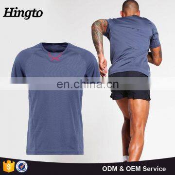 OEM men clothes 2016 sports t-shirts polyester fabric wholesale