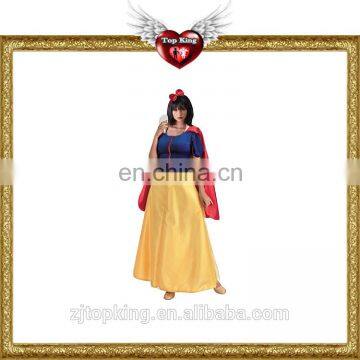 Christmas Holiday Long Snow White Dress Costumes Sexy Santa Costumes for Girls photo-2