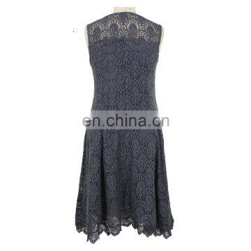 Crochet Lace Dress Women Evening Dress Occasion Wear photo-4