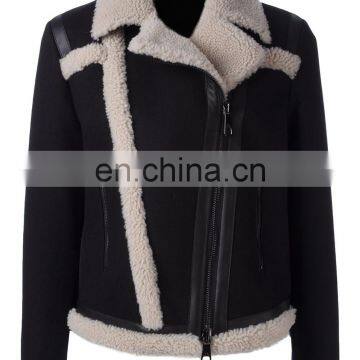 MIKA2441 Zipped Wool Winter Coats