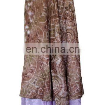 Reversible Silk Wrap Skirt - Alibaba