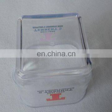 Transparent Square Ice Cooler Bucket With Two Handles photo-5