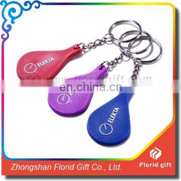 Innovative birthday gift with personalized Cheap Price rubber PVC Keyring