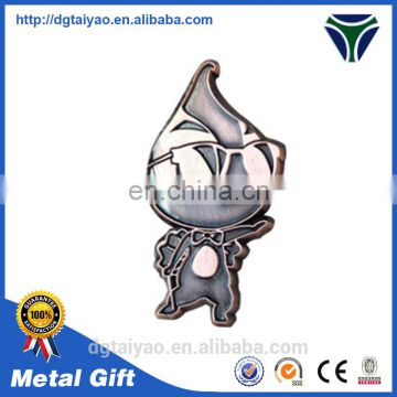 High quality Customized material rose lapel pin for sales