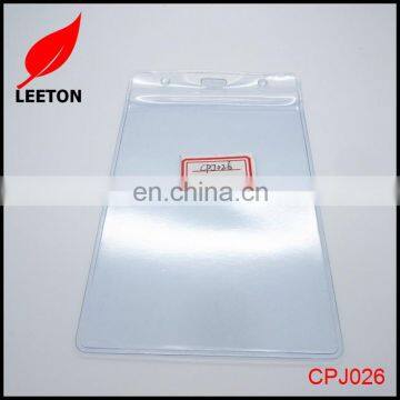 Good Quality Plastic PVC Zip Lock ID Card Badge Holder photo-6