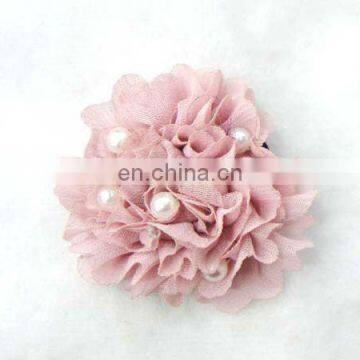 2013 newest handmake fabric pearl flower hair comb hair headband hair pin hair accessory garment accessory