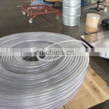 PVC Steel and Fiber Reinforced Composite Hose with 100% new PVC and Copper Wire