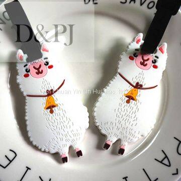 Goat Shaped Soft PVC LuggageTag Bag Tag Children's Schoolbag Pendant photo-2