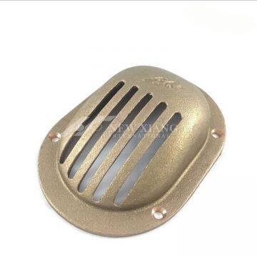High Quality Bronze Round and Oval Grated Strainer for Boats and Yachts. photo-2