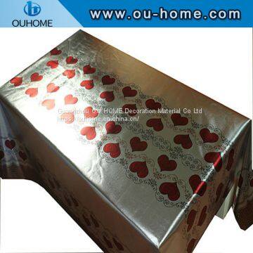 TH220900-030 Fabric Printing Dinner Table Cover photo-2