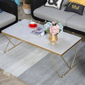 Wholesale Cheap Coffee Table With White Marble Coffee Table Top photo-4