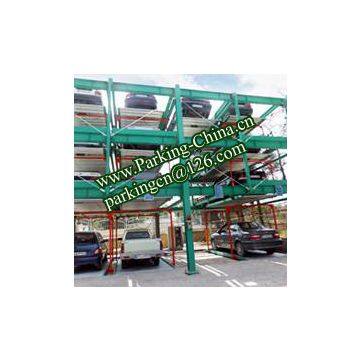 China Dayang Smart Parking System, Full Automatic Comb Exchange Pallets Puzzle Parking, CE multi-levels floors basement stacker robot parking