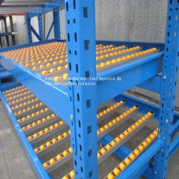 FIFO warehouse storage pallet carton flow racks