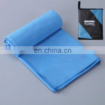 Wholesale Fitness Microfiber Beach Towel Sports Towel Embroidered Custom Logo Gym Towel photo-4