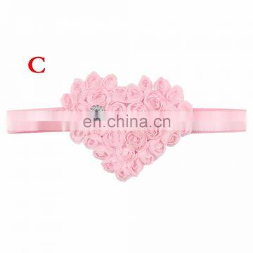 Girl Bow Knot Flower Stripe Children Kids Hair Band Top Korea Baby Headband Valentines Day photo-3