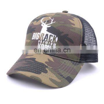 Promotion wholesale custom camo trucker hats