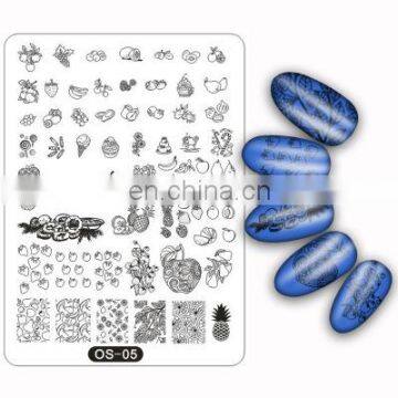 OS Series 95*145mm Rectangle Metal Nail Design Stamping Plate for Nail Art photo-3