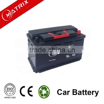 12V 88AH mf rechargeable lead acid battery Car batteries high efficient