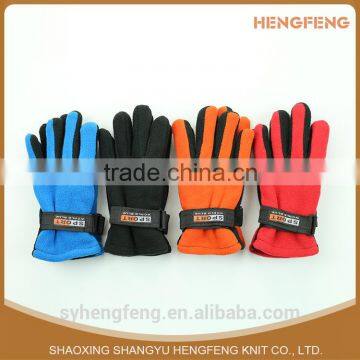 Wholesale winter warm aduct polar fleece gloves