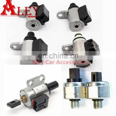 OEM Used JF011E F10A RE5R05A RE0F09A/B Transmission Kit Control Solenoids Stepper Motor Pressure Sensor for Nissan 7PCS