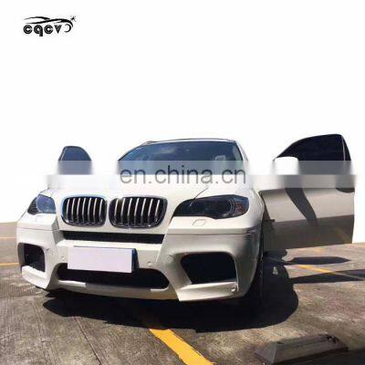High Quality Pu Material X6M Style Body Kit for BMW X6 E71 2008-2013 Front Bumper Rear Bumper Side Skirts and Fender