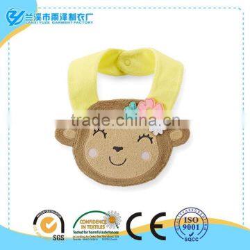 Monkey Terry Teething Bib