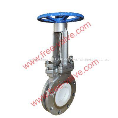FRZ73TC Wafer Type Ceramic Knife Gate Valve for Slurry and Fly Ash System photo-3