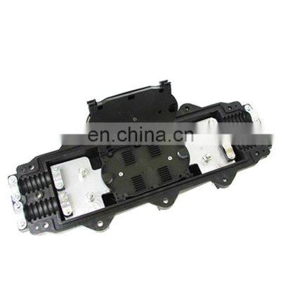 Outdoor aerial & directly buried Telecom splice closure horizontal fiber optic joint splitter box with splice tray