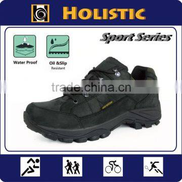 High quality Low Cut Full-Grain Waterproof Nubuck Leather Mountain Hiking Shoe