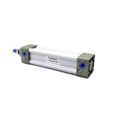 Aluminum Alloy Airtac type SU standard double rod air pneumatic cylinders