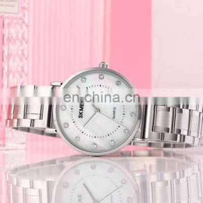 China SKMEI Original Supplier 1840 Women Watch Japan Quartz Movement Stainless Steel Luxury Ladies Watches