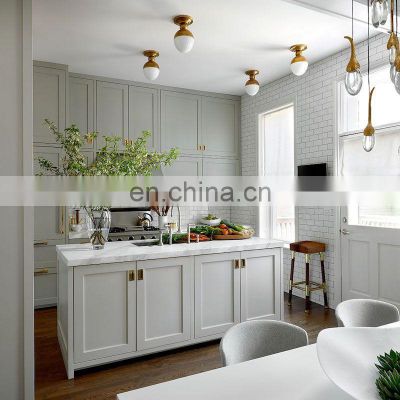 Pre made modular upright solid wood kitchen units cabinet philippines