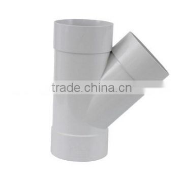 Excellent custom-made pipe pvc tee for sewage and drainage