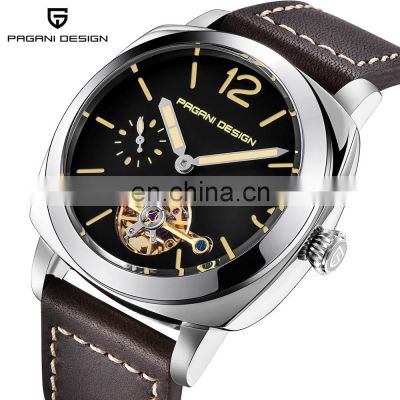 Pagani Design 2769 Latest men mechanical wrist watches stainless steel case tourbillon water resistant automatic man watch