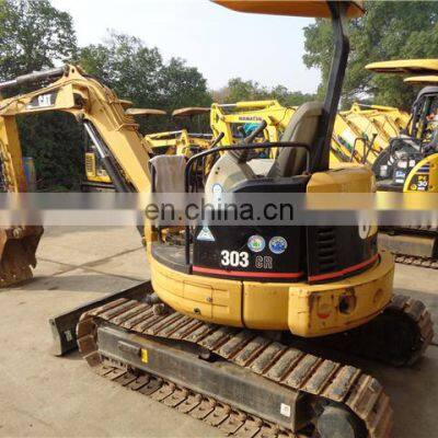 Used Cat 303cr Excavator , Mini Original Cat Excavator 302c 303c , Cat Digging Machine for Sale photo-2