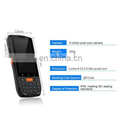 Rugged Android Barcode Scanner PDA/Handheld Mobile Terminal PDA