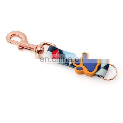 Top Sales Luxury Custom Blank Metal and Leather Car Keychain Key Holder for Men photo-4