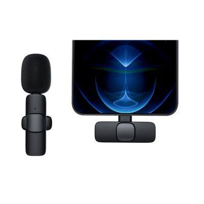 New Arrival Noise Cancelling Wireless Microphone Portable Studio Live Streaming Equipment 2.4G Mobile Microphone