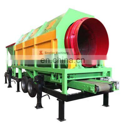 High Quality Topsoil Processing Rotary Trommel Screen For Sale