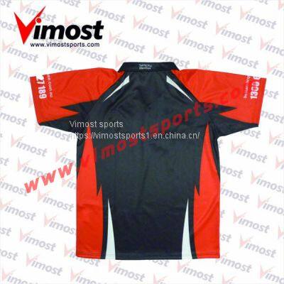 New Style Polo Shirt Design for You With Red and Black Colors photo-2
