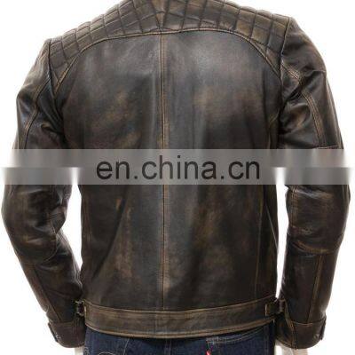 High Quality Sheep Leather Fashion Jacket Men photo-5