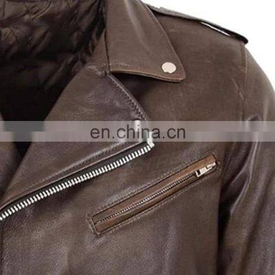 Hot Selling Breathable Windproof 100% Leather Motorbike Racing Jacket For Men photo-5