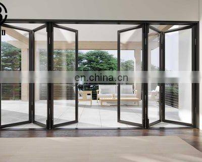 Soundproof Thermally Broken Top Quality Aluminum Folding Doors photo-4