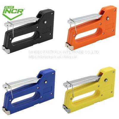 Economy Style Plastic Stapler Manual Nb-fastrack Staple Gun With Metal Handle for Decoration Upholstery