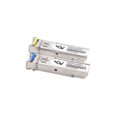 1.25Gbps 1550nm TX/1310nm RX SFP BiDi Optic Fiber Transceiver