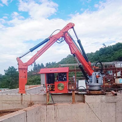 Stationary Rock Breaker Boom System