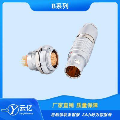 Plug and Pull Self-locking Connector B Series, 2-core, 3-core, 4-core, 5-core, 6-core, 7-core, 9-core Aviation Plug Socket photo-2