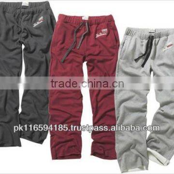 Custom Design Men's Plain Dyed Casual Fleece Trousers