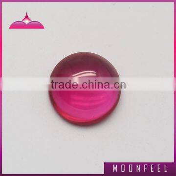 cabochon synthetic ruby corundum stone