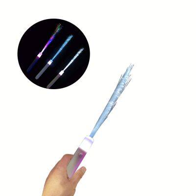 Ishine Light Up Wand White Glow Toy Stick Great Gift Idea Flashing Magic Led Fiber Optic Wand For Kids Boys And Girls